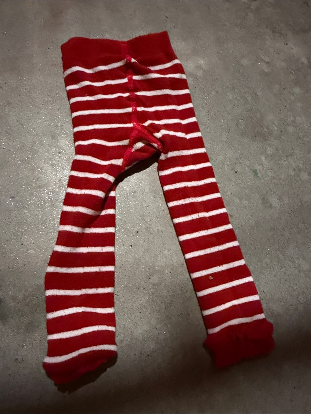 Ruffle butts red and white striped leggings